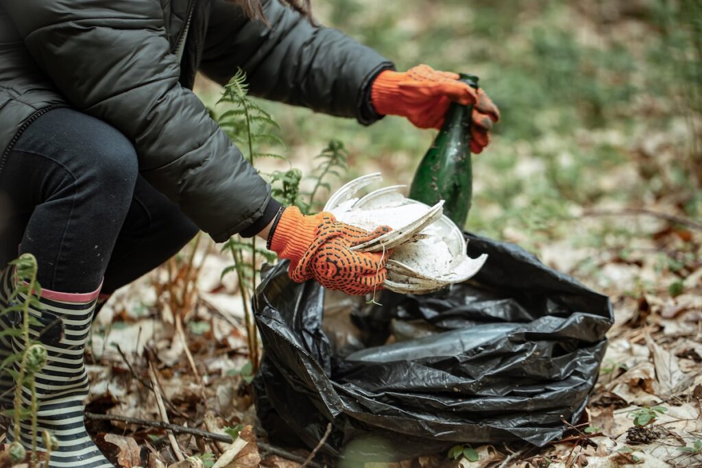 garden waste skip